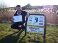 Menno op Hole 6, Texel