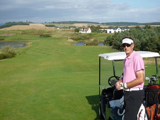 Uitzicht op hole 10, Drumoig